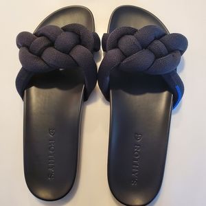 Rothy's Size 8 Black Bubble Slides